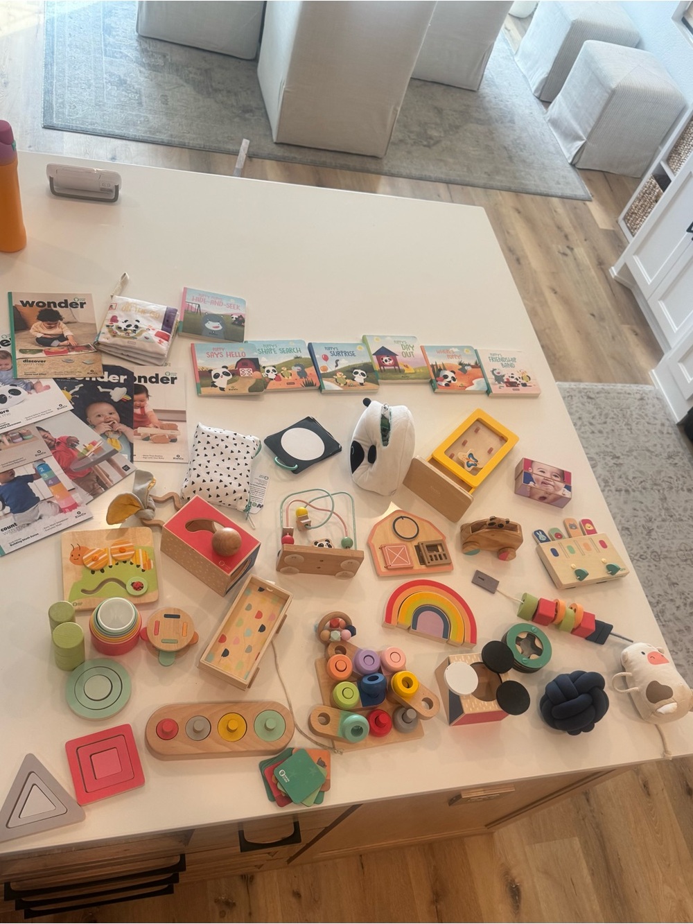 Wonder Multicolor Wooden Learning Toy Bundle - Rainbow & Shapes